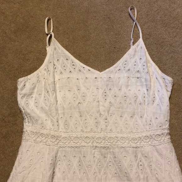 White Eyelet Dress - Picture 2 of 4